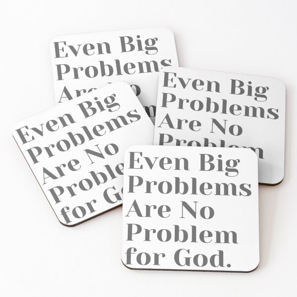 Item preview, Even Big Problems Are No Problem for God. designed and sold by Jeanettcha.
