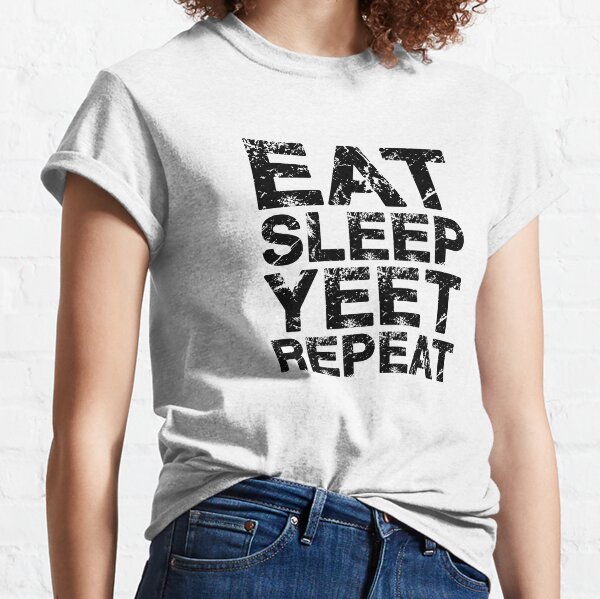 Funny Eat Sleep Roblox Repeat Retro Vintage Baseball Sleeve Shirt