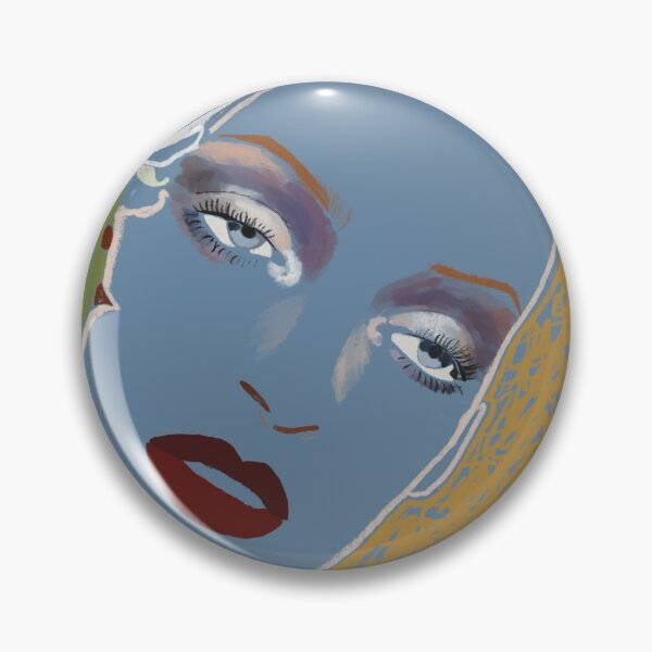 Item preview, Uma Thurman inspired line-work portrait Sticker designed and sold by SmudgeB.