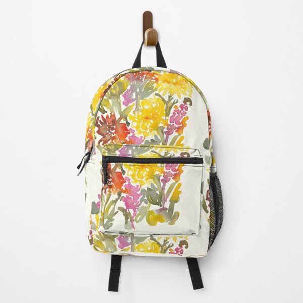 Item preview, Yellow spring floral arrangement watercolour 2020 designed and sold by EarthyPlanty.