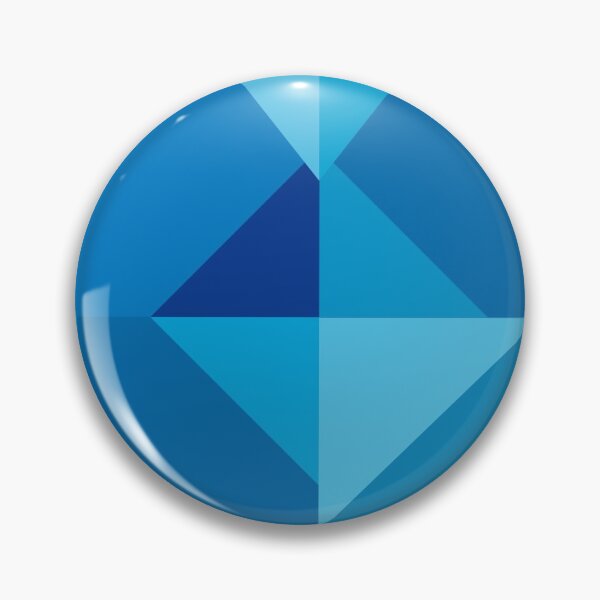 Item preview, Cool geometric shapes on blue designed and sold by ByMoss.