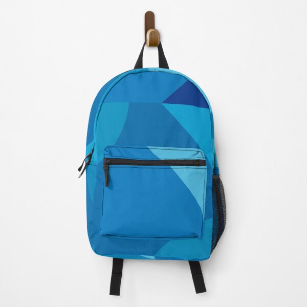 Item preview, Cool geometric shapes on blue designed and sold by ByMoss.