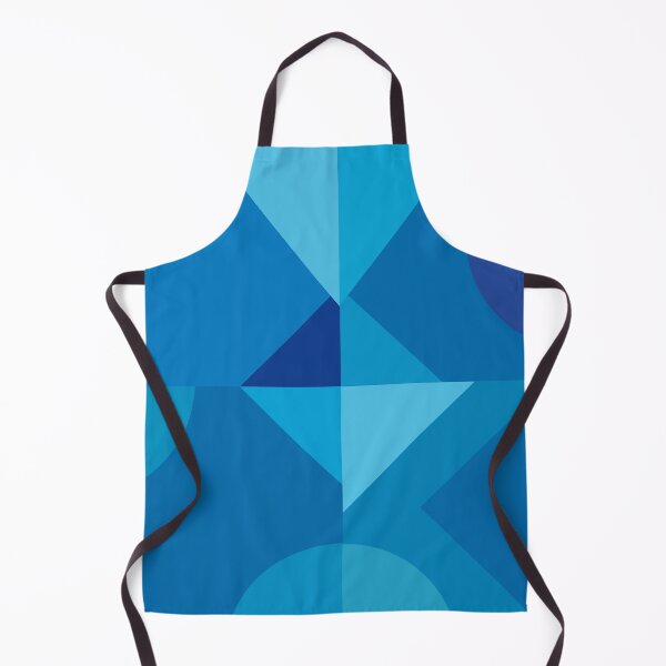 Item preview, Cool geometric shapes on blue designed and sold by ByMoss.