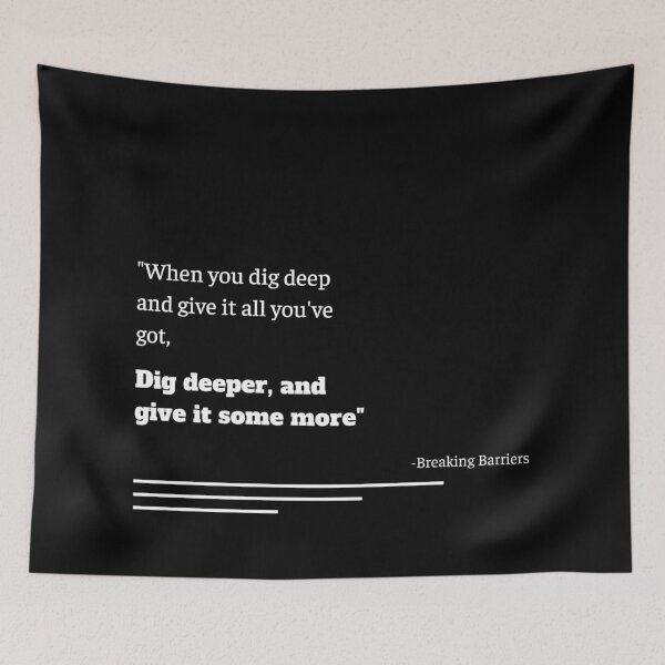 Item preview, BREAKING BARRIERS, GYM, WORKOUT (OR) designed and sold by Tru-Intuit.