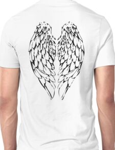 how to cut angel wings into a shirt