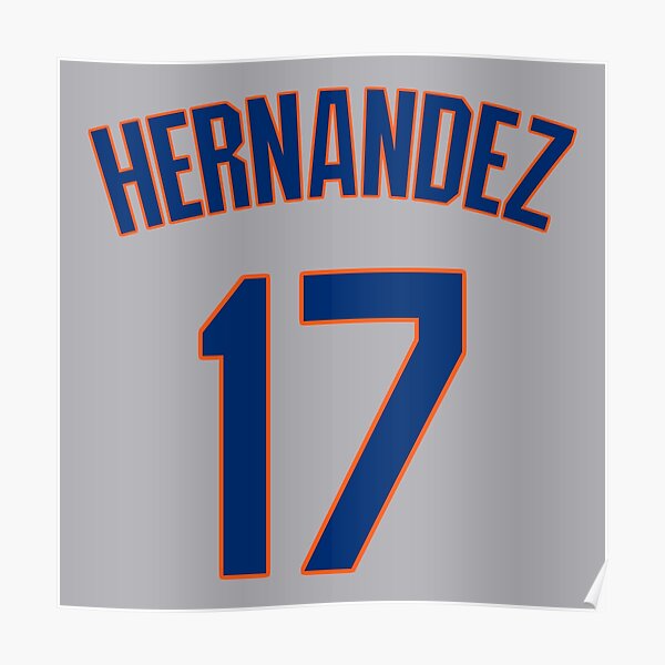 Women's Keith Hernandez Black Name & Number - #17 Baseball New
