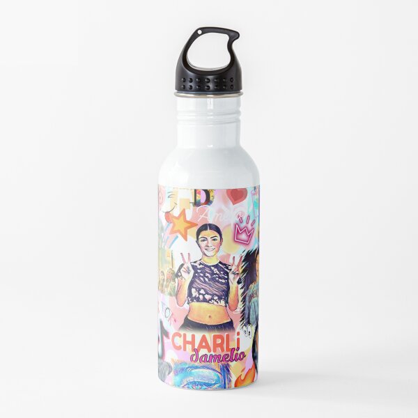 charli damelio, diseño genial Botella de agua