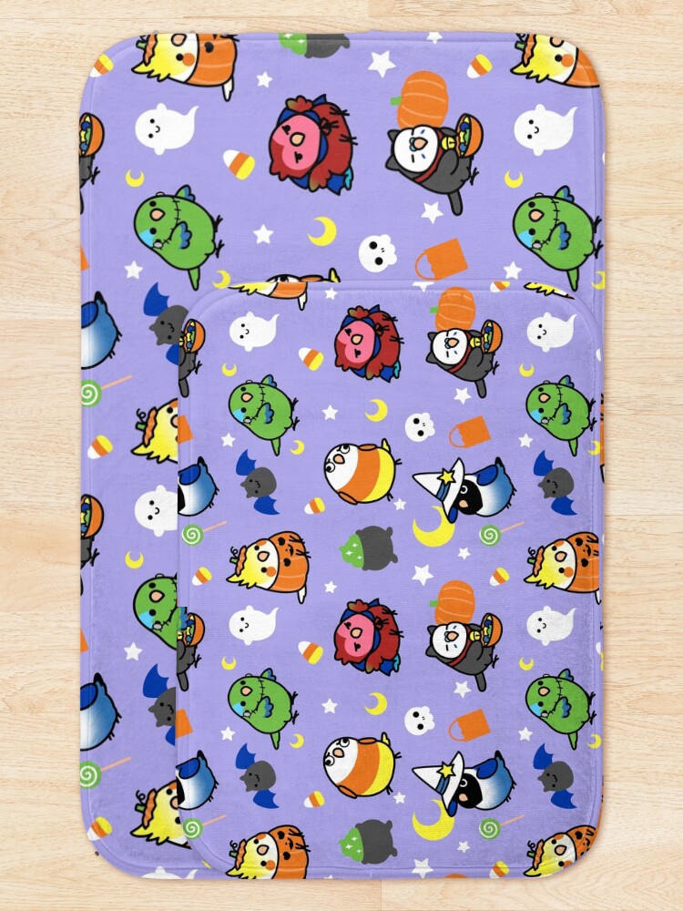 Alternate view of Chubby Bird Halloween Adventures V2 Bath Mat