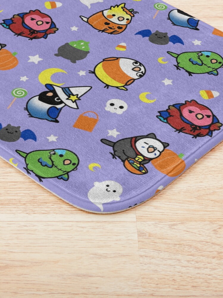 Alternate view of Chubby Bird Halloween Adventures V2 Bath Mat