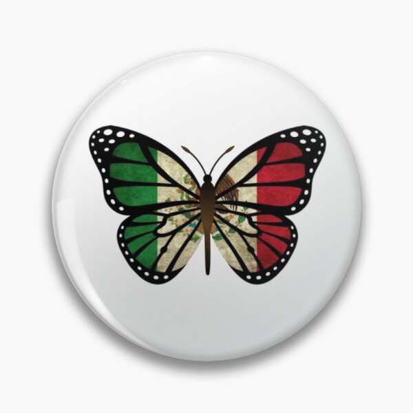 Item preview, Butterfly with the Mexican flag designed and sold by Emily Mia Rivas.