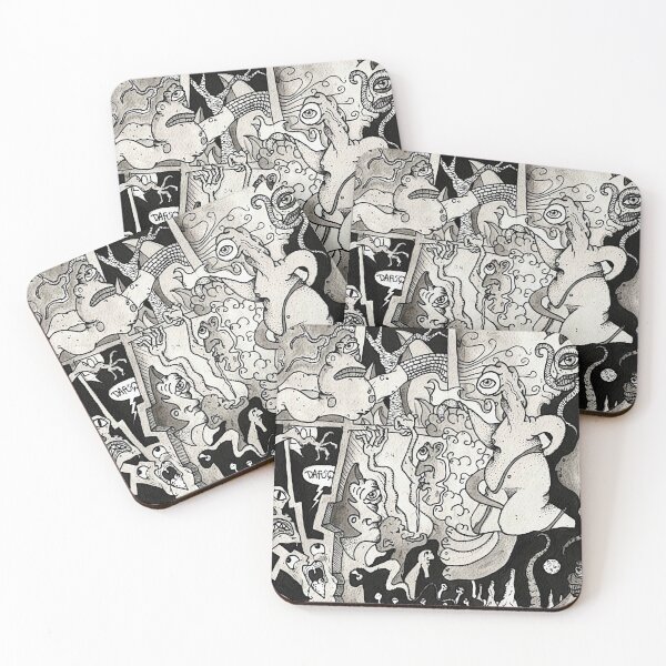 Item preview, Black White Aliens designed and sold by JenkinsCreep.