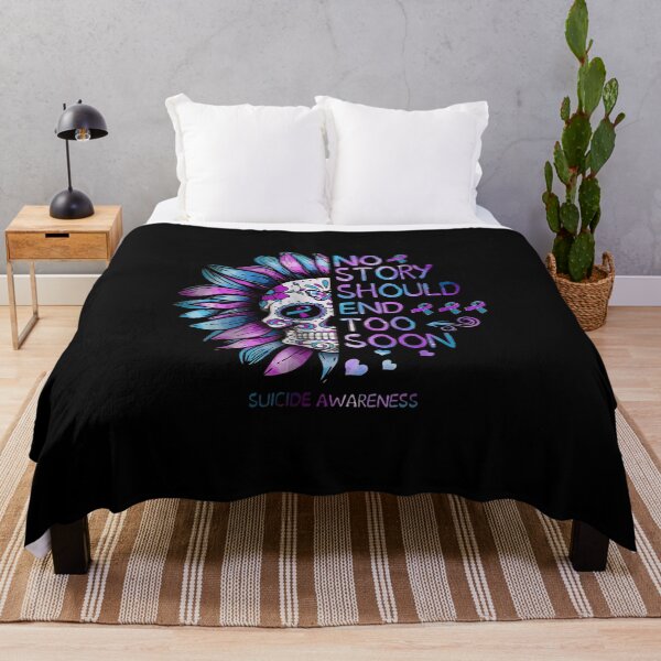 Item preview, Womens No Story Should End Too Soon Suicide Awareness T Shirt Gift For Men and Women, Gift Halloween Day, Thanksgiving, Christmas Day designed and sold by SergioTee.