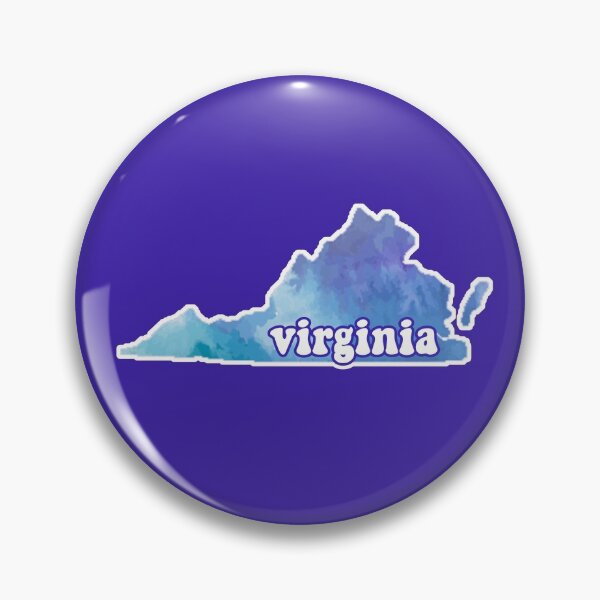 Item preview, Virginia Blue Watercolor Ombre designed and sold by BoldNFresh.