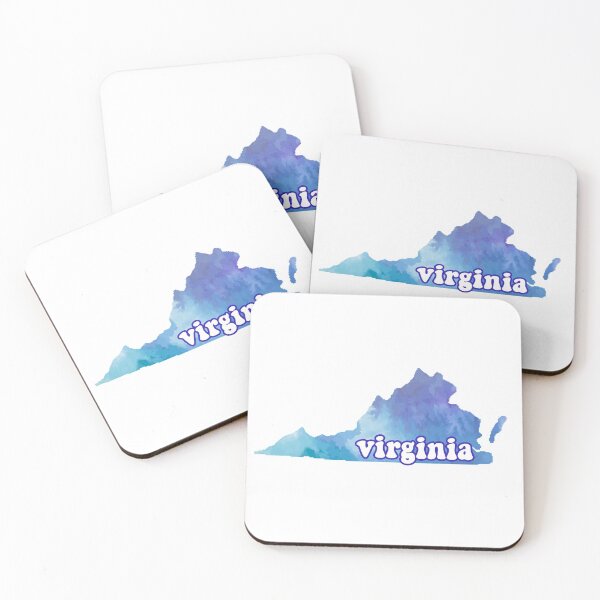 Item preview, Virginia Blue Watercolor Ombre designed and sold by BoldNFresh.