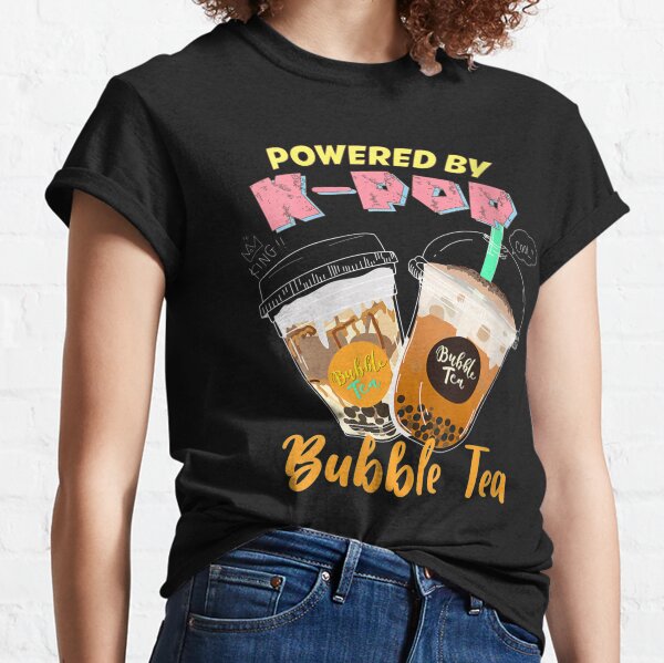 Item preview, Womens Bubble Tea Boba K POP Music Lover Korean Milk Anime T Shirt Gift For Men and Women, Gift Halloween Day, Thanksgiving, Christmas Day designed and sold by SergioTee.