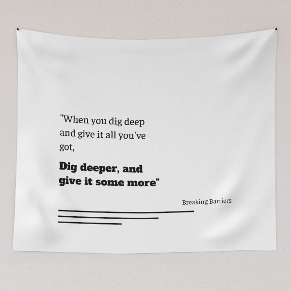 Item preview, BREAKING BARRIERS, GYM, WORKOUT (OR1) designed and sold by Tru-Intuit.