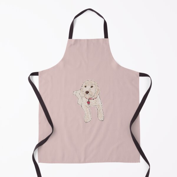 Item preview, Labradoodle Illustration designed and sold by Liliana Caceres Designs.