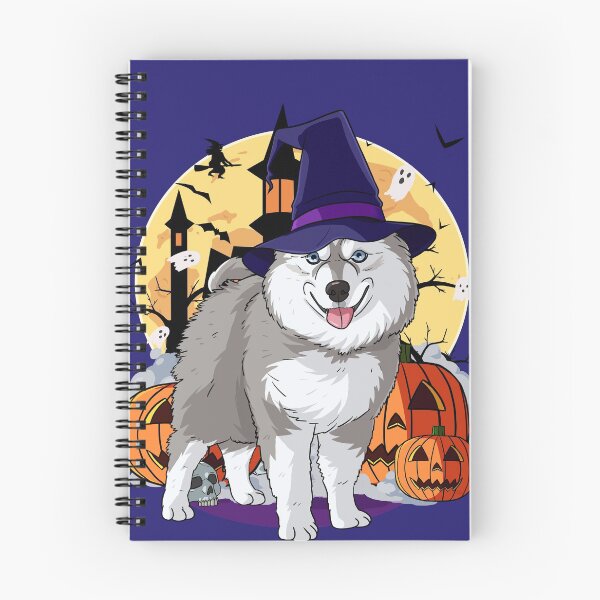 Item preview, Halloween Pomsky Pumpkin Witch designed and sold by Nosek1ng.