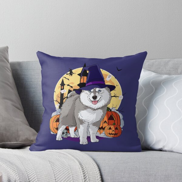 Item preview, Halloween Pomsky Pumpkin Witch designed and sold by Nosek1ng.