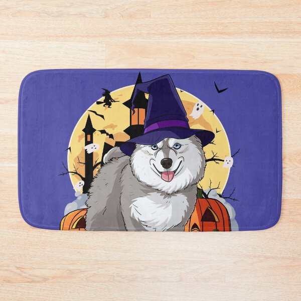 Item preview, Halloween Pomsky Pumpkin Witch designed and sold by Nosek1ng.
