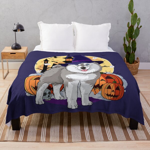 Item preview, Halloween Pomsky Pumpkin Witch designed and sold by Nosek1ng.