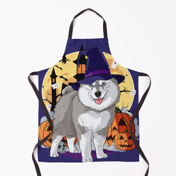 Item preview, Halloween Pomsky Pumpkin Witch designed and sold by Nosek1ng.