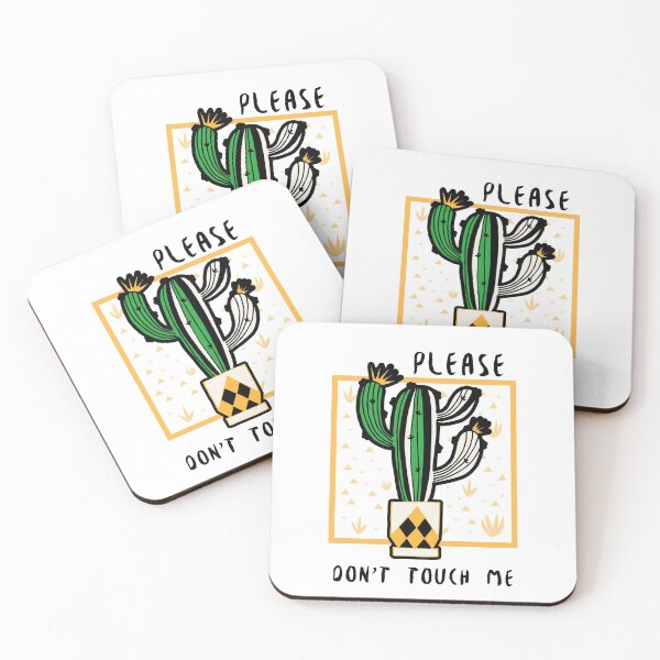 Item preview, Funny Cactus "Please don´t touch me" Gift for cactus lover designed and sold by TamGustam.