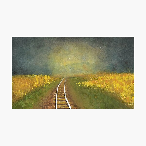 Rainy Prairie Photographic Print