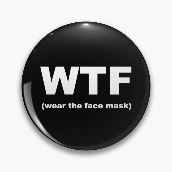 Item preview, WTF wear the face mask  designed and sold by urockdesigns.