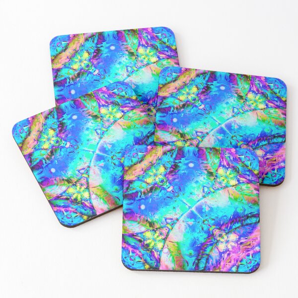 Artikelvorschau, Blumenfractal-Buntglas-Mandalas entworfen und verkauft von EdwardBlackRose.