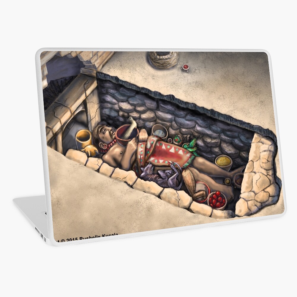 Zapotec Burial Laptop Skin By Thedragonofdoom Redbubble