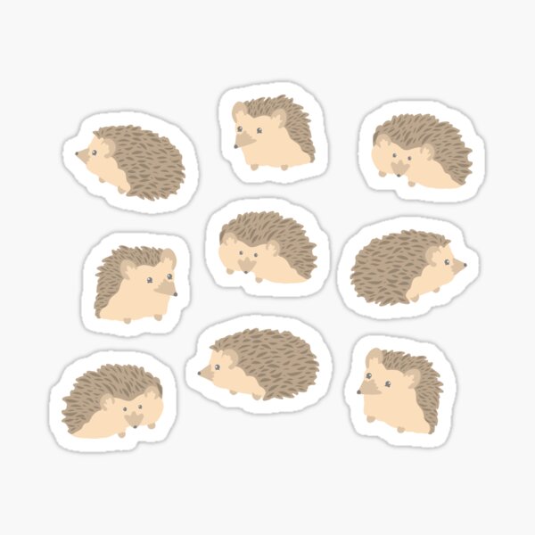Item preview, Hedgehog Pattern designed and sold by Tilly Scribbles.