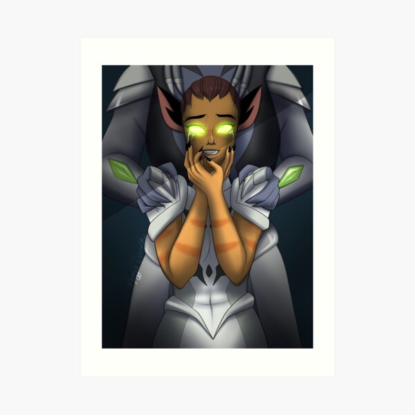 Chipped Catra Art Print