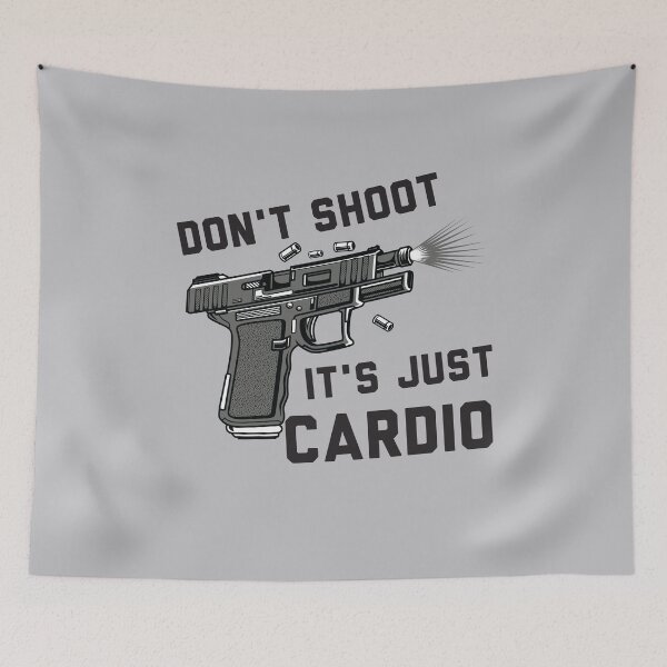 Item preview, Don't Shoot it's JUST Cardio  designed and sold by King Of Skies.