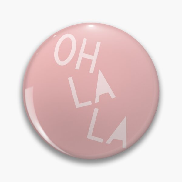 Item preview, Oh La La French Pink Hand Lettering designed and sold by Lyman Creative Co..