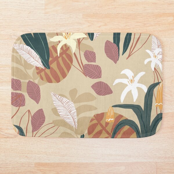 Item preview, Botanical pattern, flowers and leaves - organic design - trend colors Summer 2020/21 designed and sold by mundodealfonsa.