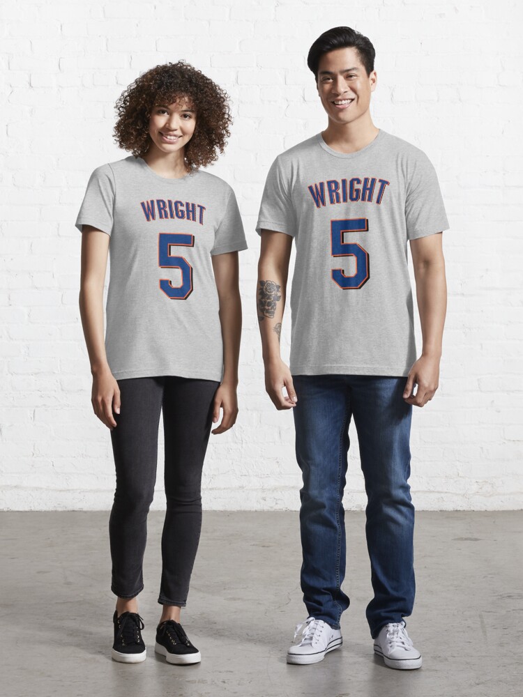 David Wright Jersey Essential T-Shirt for Sale by positiveimages