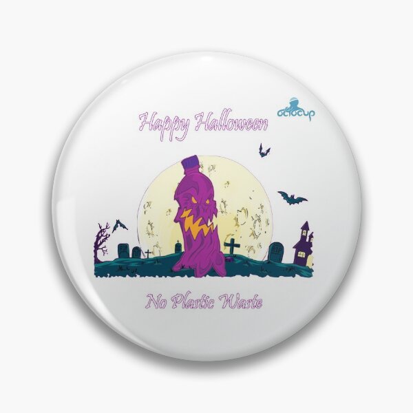 Item preview, Happy Halloween Plastic No Waste designed and sold by OctocupShop.