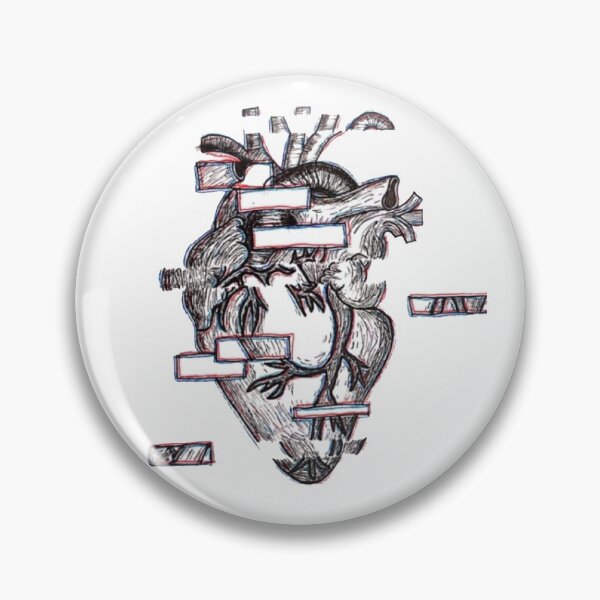 Item preview, Glitch Heart designed and sold by newfunart.