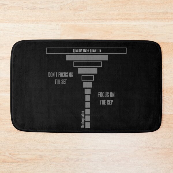 Item preview, QUALITY OVER QUANTITY, GYM, WORKOUT (OR) designed and sold by Tru-Intuit.