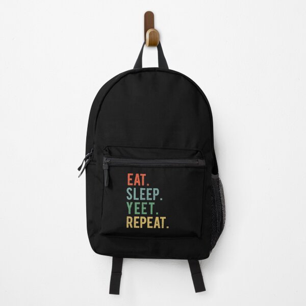 Item preview, Eat Sleep Yeet Repeat Funny Retro designed and sold by masterbones.