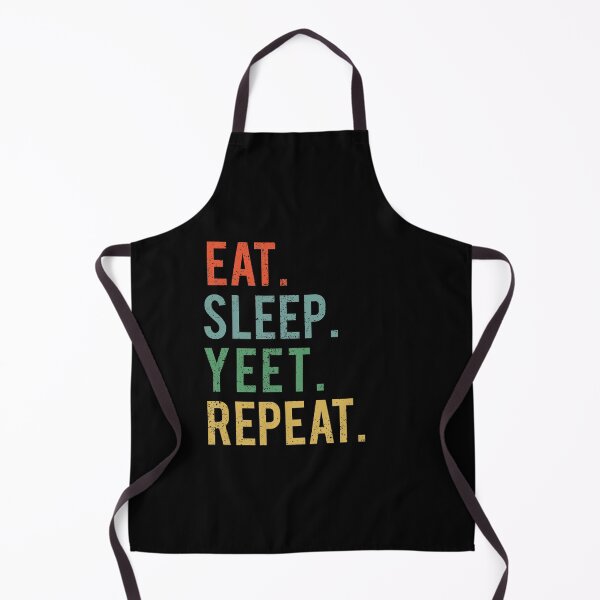 Item preview, Eat Sleep Yeet Repeat Funny Retro designed and sold by masterbones.