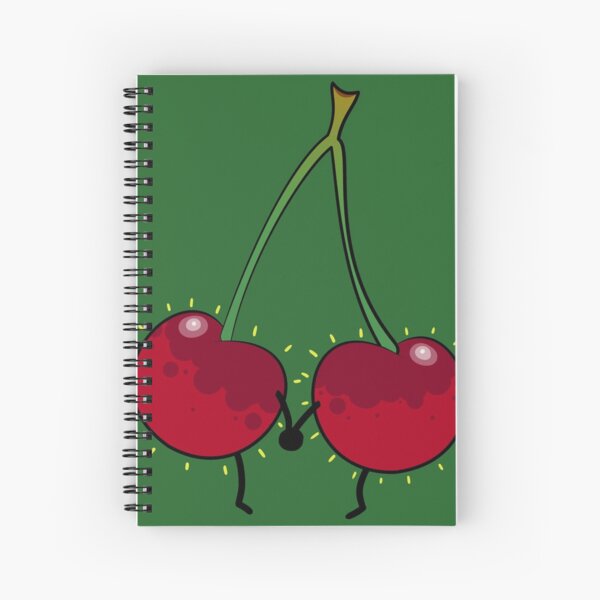 Cherry Twins Spiral Notebook