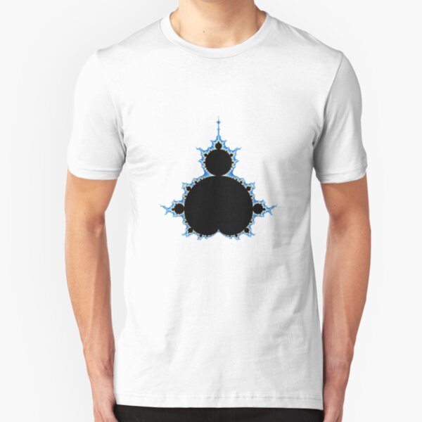 Mandelbrot Fractal Slim Fit T-Shirt