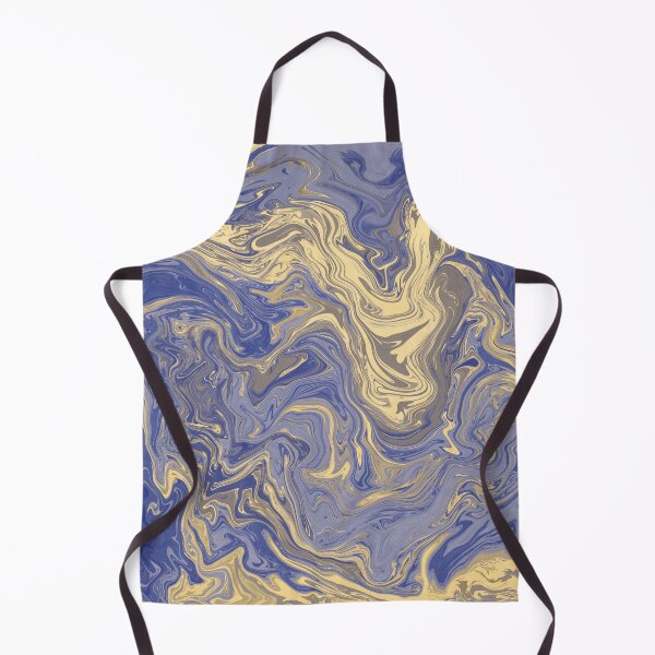 Item preview, Gold and Blue Marble Pattern designed and sold by Victoria Arose.
