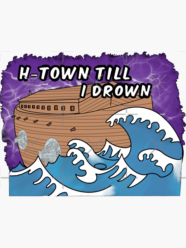 H-Town Sticker - Sticker - Die Cut Vinyl - Bright Print Sticker