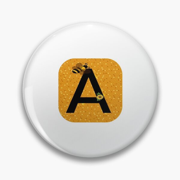 Item preview, Alphabet A Honeycomb Bee designed and sold by Fas Designs.