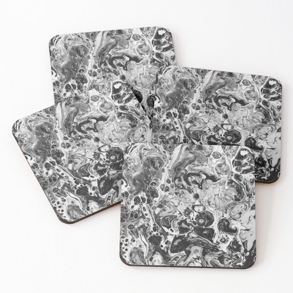 Item preview, Black White Marble Pattern designed and sold by ind3finite.