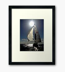 St Kilda twilight sailing Framed Print