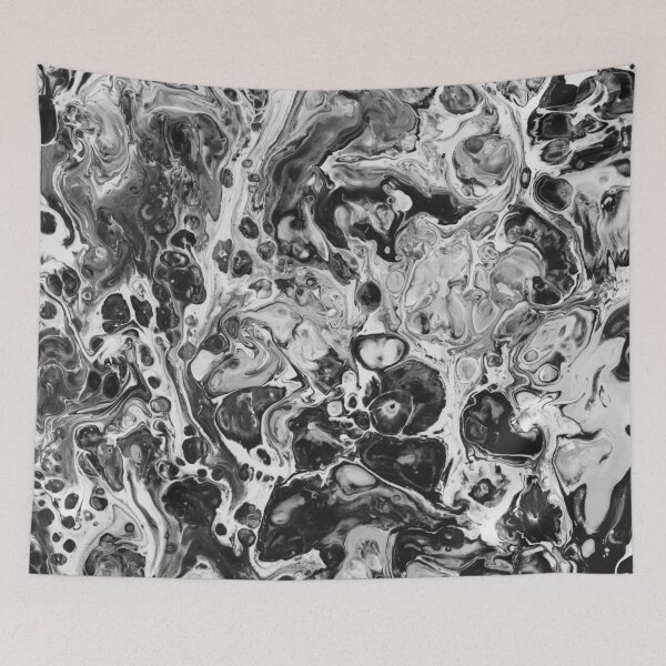 Item preview, Black White Marble Pattern designed and sold by ind3finite.